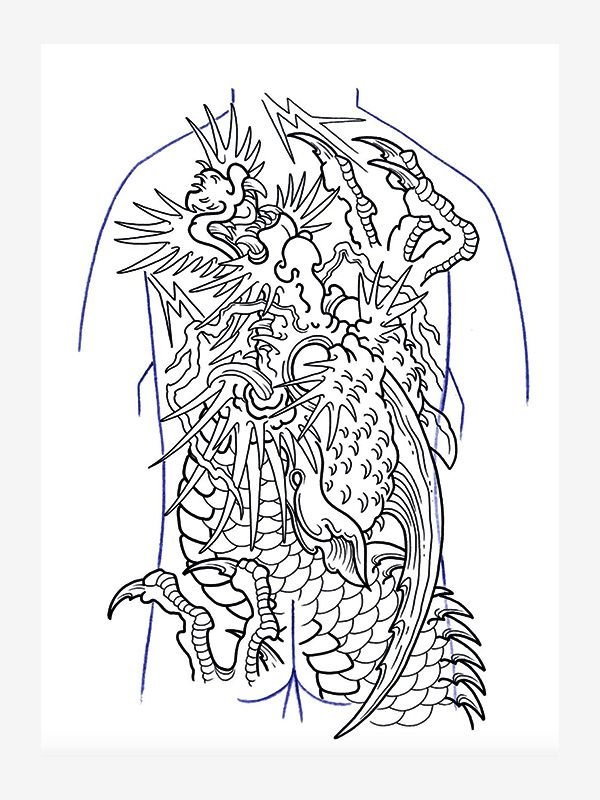 50 Dragon Backpieces by Erik Rieth