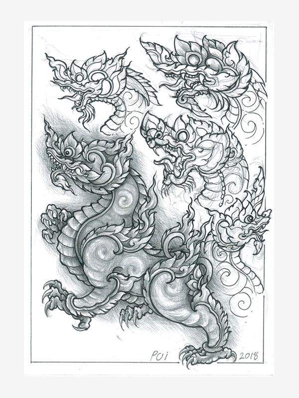 Thai Art Sketchbook by Pui