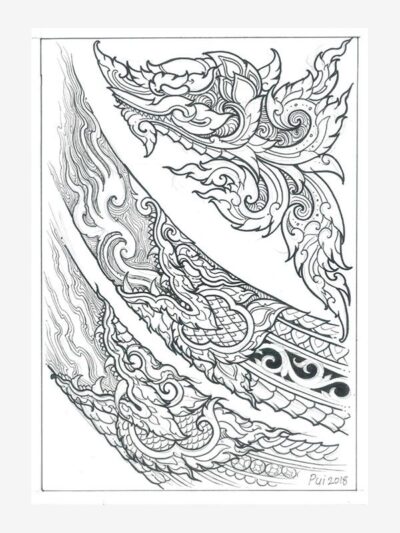 Thai Art Sketchbook by Pui