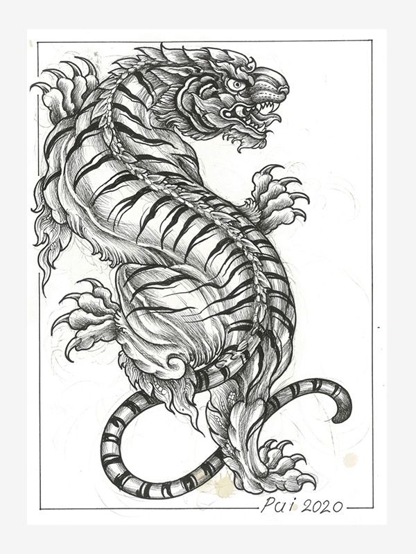 Thai Art Tigers Volume 3 by Pui | Tattoo Life eBooks
