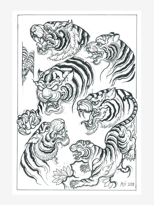 Thai Art Sketchbook by Pui
