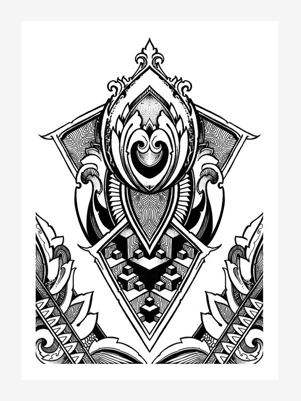 Petra Mandala Geometry geometric tattoo floral sternum hand femals tattoo  primitive tattoo tribal best tattoo shop studio in perth script  www.primitivetattoo.com.au18 - Primitive Tattoo