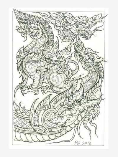 Thai Art Sketchbook by Pui